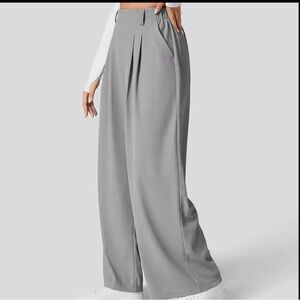 Halara Flex High Waisted Pocket Wide Leg Waffle Work Pants